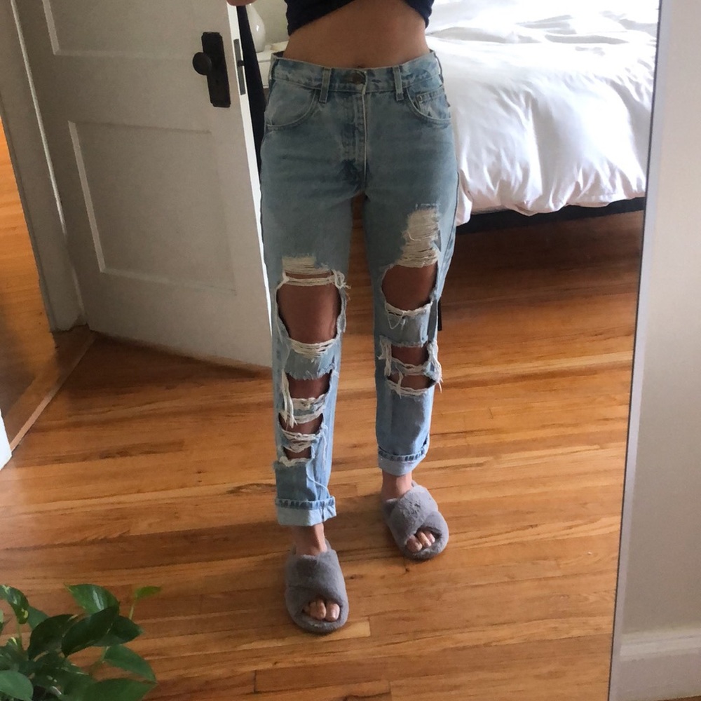 Vintage straight leg Carhartt jeans size 26-27